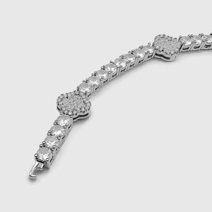 Lucky Clover Diamond Tennis Bracelet
