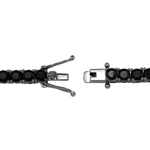 Onyx Clover Tennis Bracelet