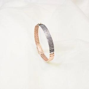 Obsidian Stripe Pavé Executive Bangle