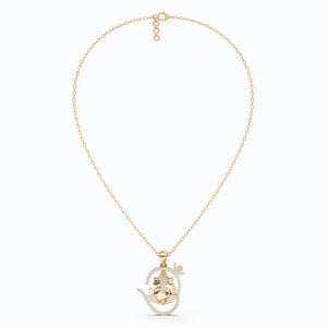 Ganesha Om Pavé Serenity Pendant