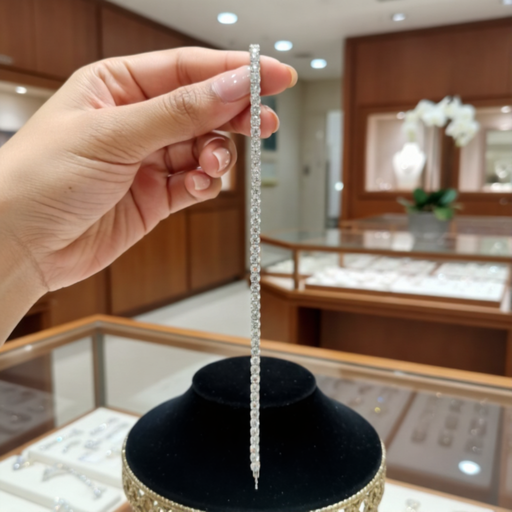 Silver Brilliance Tennis Bracelet