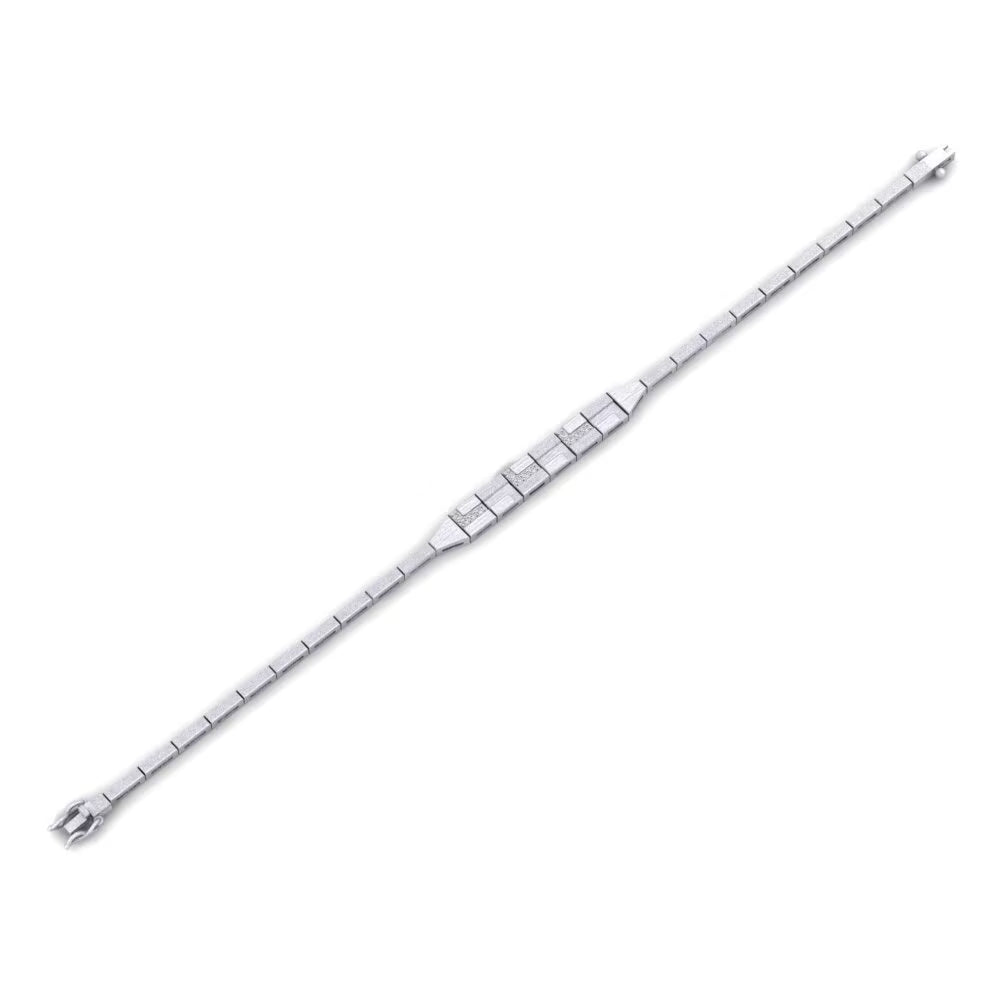 Industrial Matte-Finish Link Bracelet