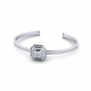 Empire Octagon Pavé Statement Cuff
