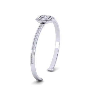 Empire Octagon Pavé Statement Cuff