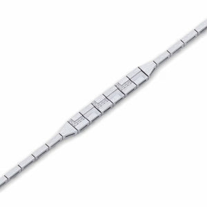 Industrial Matte-Finish Link Bracelet