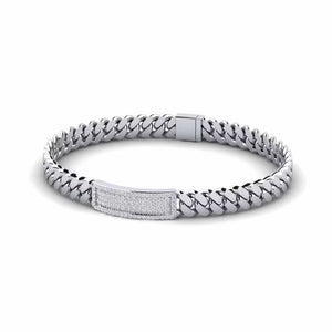 Byzantine Frost Pavé Bar Bracelet
