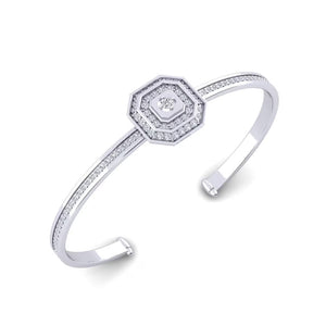 Empire Octagon Pavé Statement Cuff