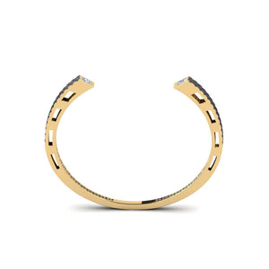 Vector Prism Carbon-Etched Statement Cuff